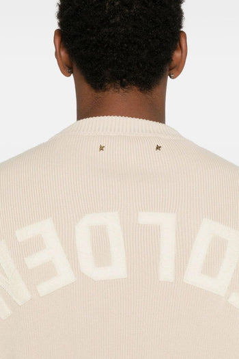 Maglia Bianco Uomo Girocollo - 4