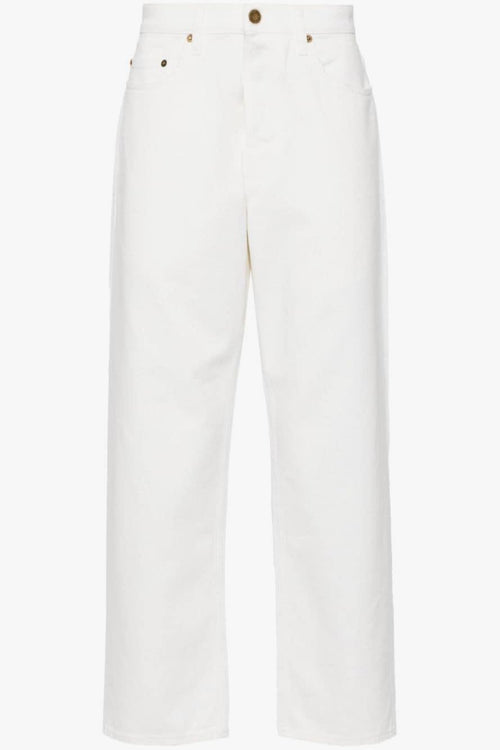 Pantalone Bianco Uomo Gamba Dritta