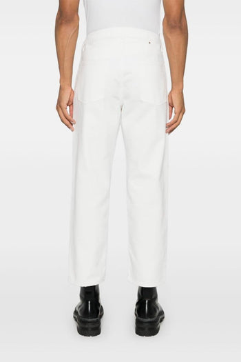 Pantalone Bianco Uomo Gamba Dritta - 5