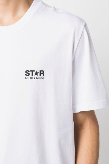 T-Shirt Bianco Uomo Stella Posteriore - 4