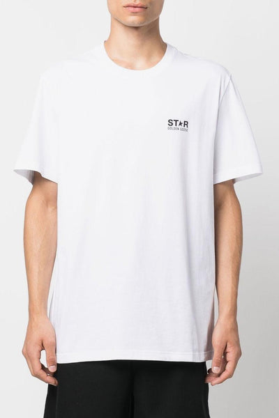 T-Shirt Bianco Uomo Stella Posteriore
