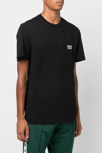 Uomo T-Shirt Nero Stella Posteriore - 2