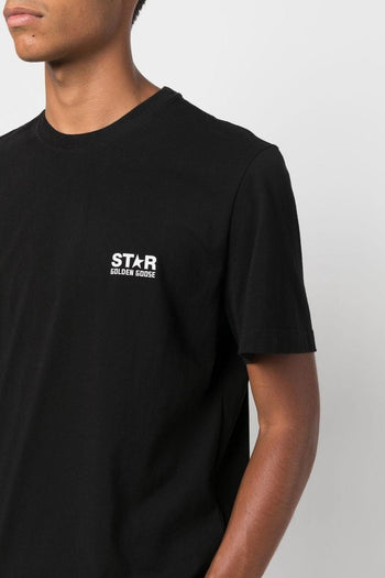 Uomo T-Shirt Nero Stella Posteriore - 4