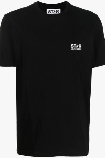 Uomo T-Shirt Nero Stella Posteriore - 5