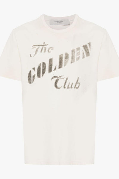 T-shirt Bianco Uomo Stampa Club