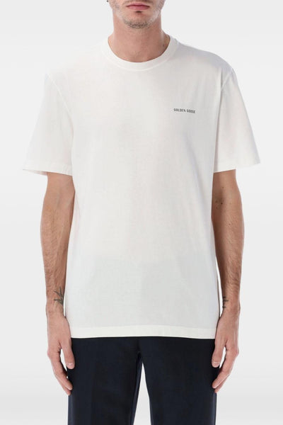 T-Shirt Bianco Uomo Logo Piccolo