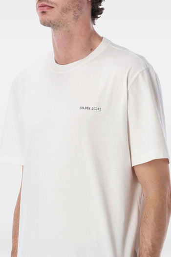 T-Shirt Bianco Uomo Logo Piccolo - 3
