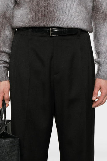 Pantalone Nero Uomo Taglio Rilassato - 4