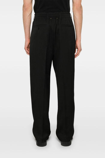 Pantalone Nero Uomo Taglio Rilassato - 3