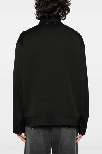 Giacca-Camicia Nero Uomo con Zip - 3