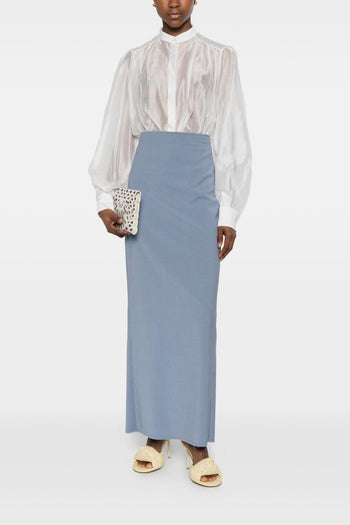 Gonna Lunga Donna Azzurro - 5