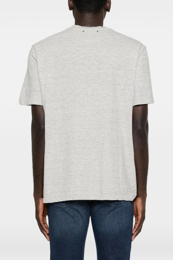 T-Shirt Grigio Uomo Stampa Grafica - 2