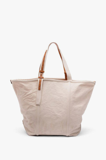 Borsa Beige Donna Canvas - 3