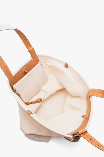 Borsa Beige Donna Canvas - 4