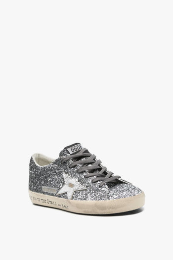 Super Star Donna Sneakers Argento Glitterate - 2