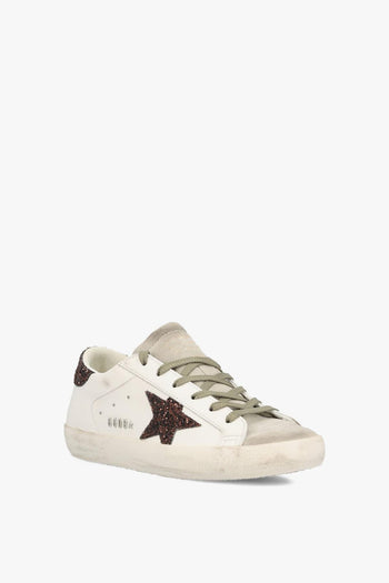 Scarpa Bianco-Marrone Donna Superstar - 2