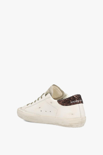 Scarpa Bianco-Marrone Donna Superstar - 3