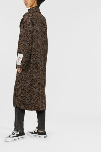 Cappotto Nero-Marrone Donna Animalier - 2