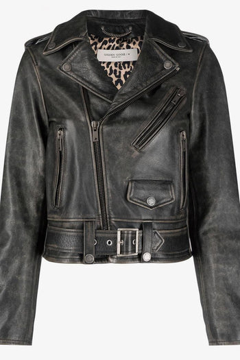 Giubbotto Nero Donna Biker - 5