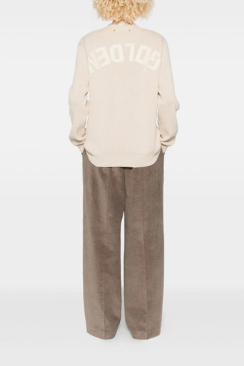 Maglia Crema Donna Girocollo - 4