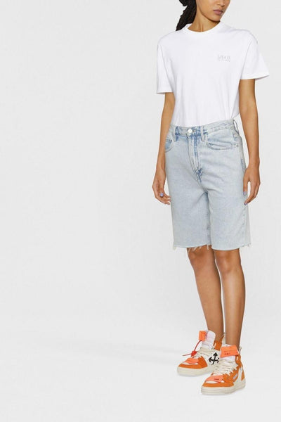 Donna T-Shirt Bianco Stella Posteriore