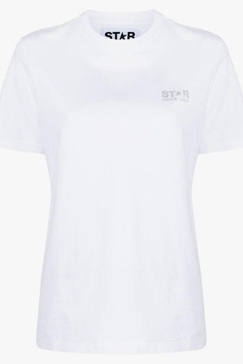 Donna T-Shirt Bianco Stella Posteriore - 4
