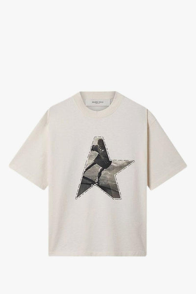 T-Shirt Bianco Donna Stella