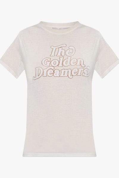 T-Shirt Bianco Donna The Golden Dreamers