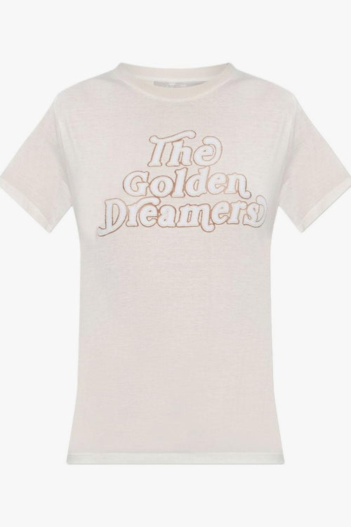 T-Shirt Bianco Donna The Golden Dreamers
