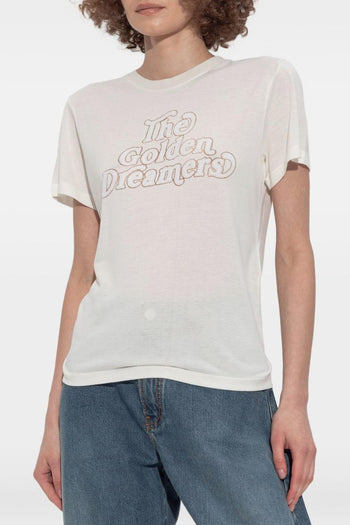 T-Shirt Bianco Donna The Golden Dreamers - 3