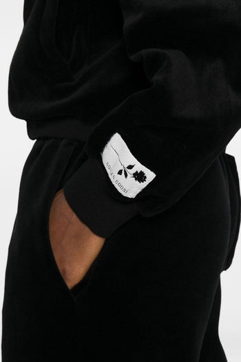 Felpa Nero Donna con Cerniera - 4