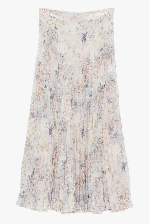 Gonna Bianco Donna Plissettata