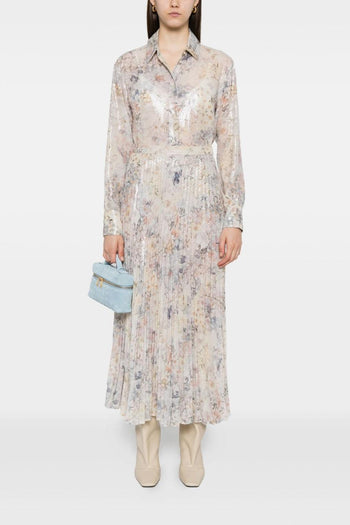 Gonna Bianco Donna Plissettata - 2