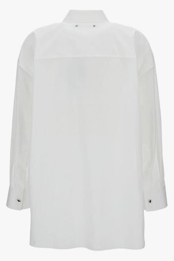 Camicia Bianco Donna Plissettata - 2