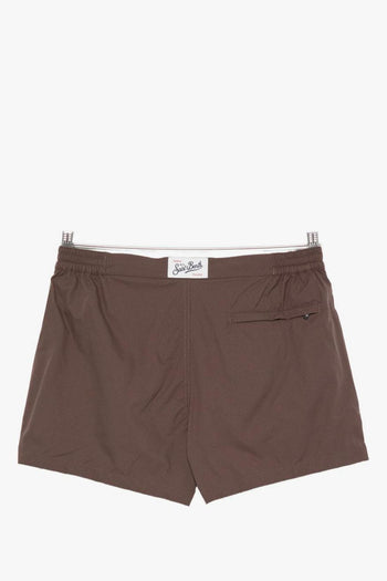Saint Barth Boxer Marrone Uomo - 3