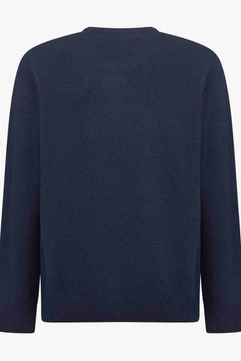 Saint Barth Maglia Blu Uomo Vacanze di Natale - 2