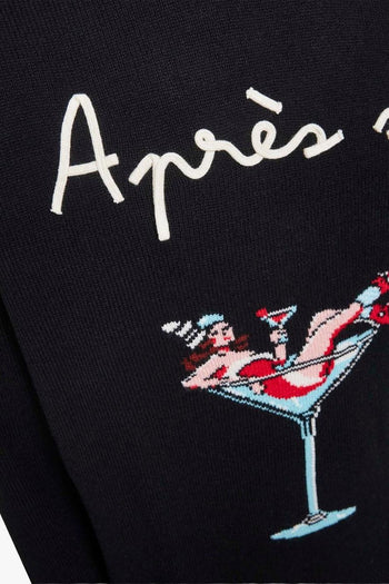 Saint Barth Maglia Nero Uomo Après Ski Lover - 2