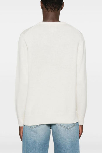 Saint Barth Maglia Bianco Uomo Vacanze di Natale - 5