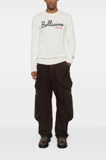 Saint Barth Maglia Bianco Uomo Bollicine Please - 3