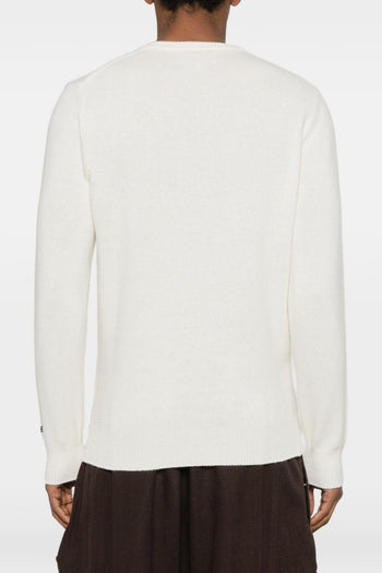 Saint Barth Maglia Bianco Uomo Bollicine Please - 5