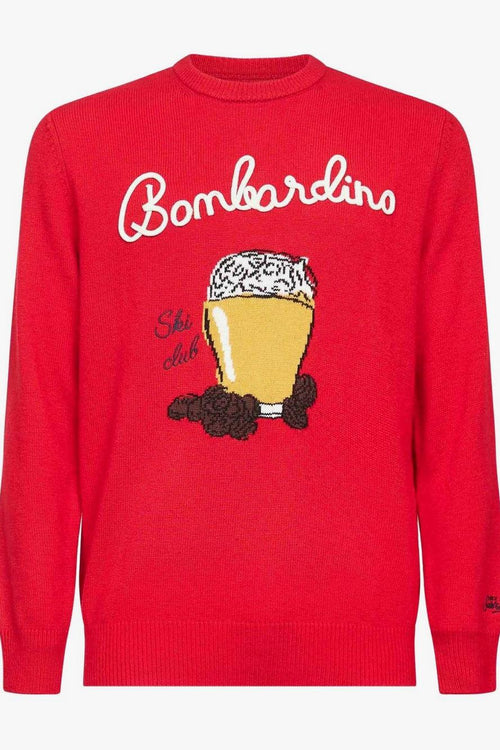 Saint Barth Maglia Rosso Uomo Bombardino