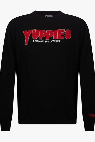 Saint Barth Maglia Nero Uomo Yuppies