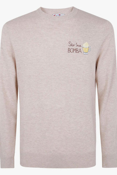 Saint Barth Maglia Beige Uomo Sto Na Bomba