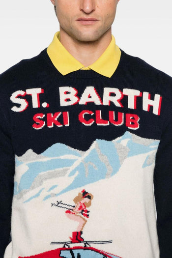 Saint Barth Maglia Multi Uomo Ski Club - 5