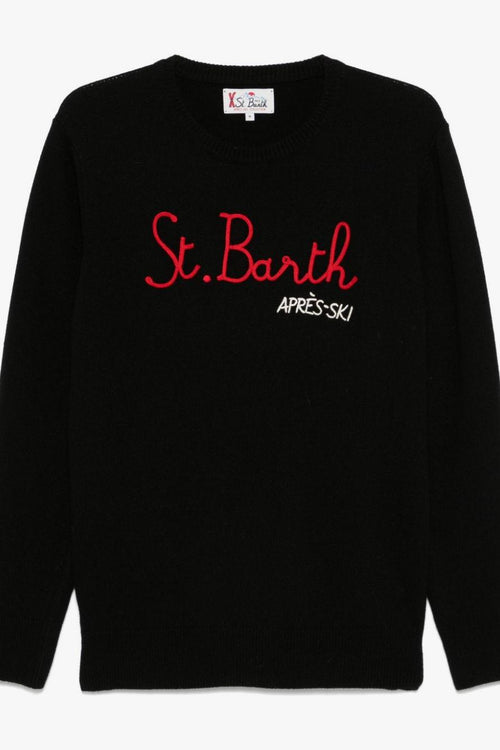 Saint Barth Maglia Nero Uomo St. Barth Après-Ski