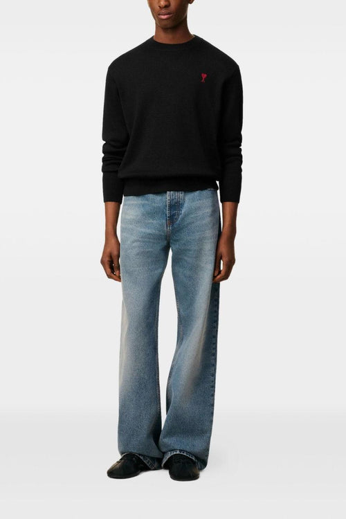 Ami Paris Girocollo Uomo Maglia Nero