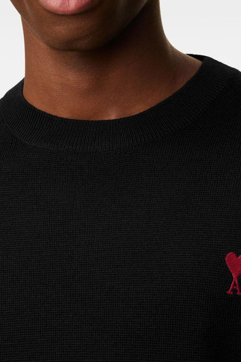 Ami Paris Girocollo Uomo Maglia Nero - 4