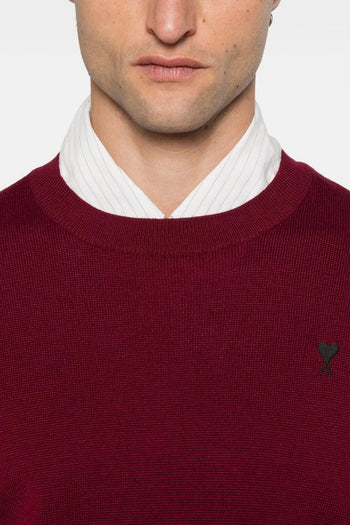 Ami Paris Cuore Uomo Maglia Rosso - 4