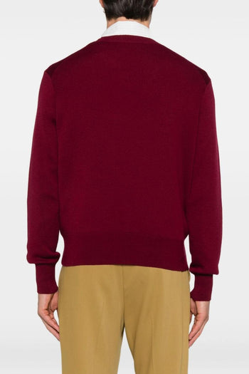 Ami Paris Cuore Uomo Maglia Rosso - 3