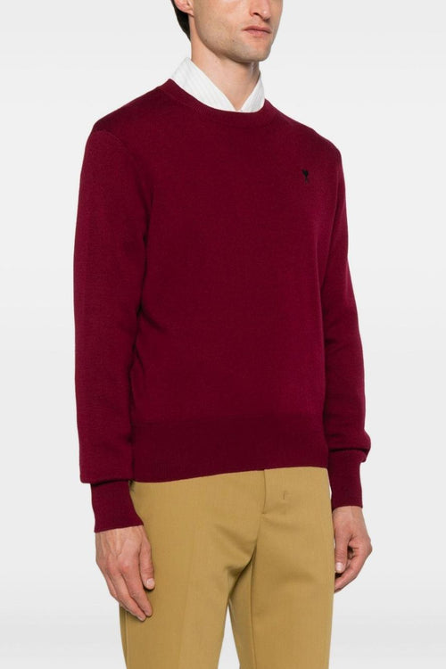 Ami Paris Cuore Uomo Maglia Rosso